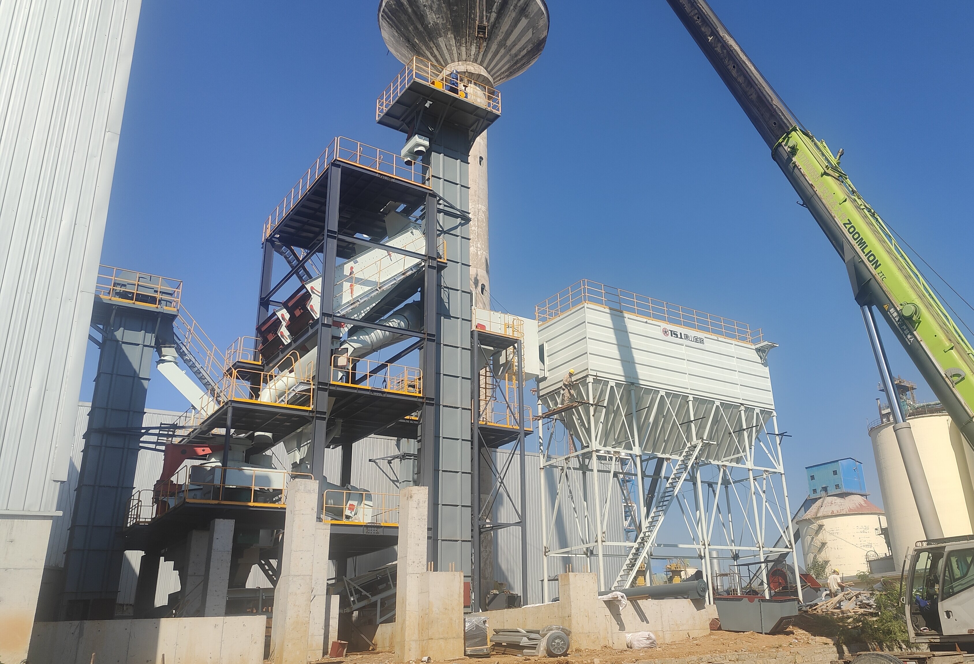 干法制砂樓：石粉變砂，細(xì)度與含粉率精準(zhǔn)調(diào)控